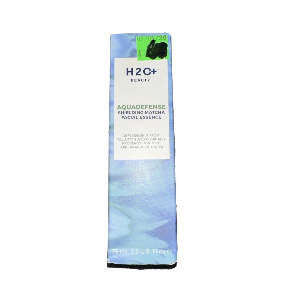 H2O Plus AquaDefense Shielding Matcha Facial Essence 2.5oz / 75ml New In Box